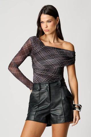 Blusa Assimétrica Estampada - CHUMBO 5027