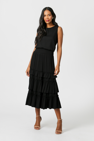 Blusa Com Recorte Lateral - PRETO