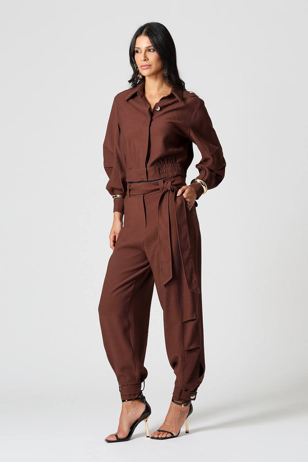 Jaqueta Cropped Viscose Heavy