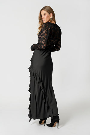 Camisa de Renda Transparente
