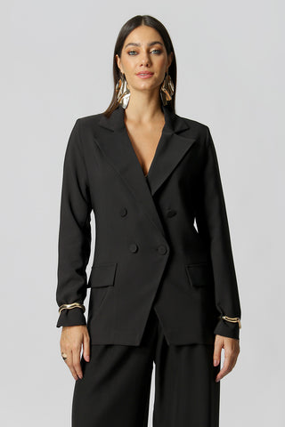 Blazer Alfaiataria 4 Botões - PRETO