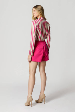 Camisa Feminina Slim Estampada