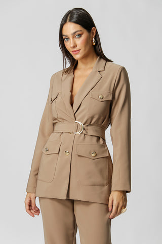 Blazer Com Bolsos E Botões Dourados - FENDI