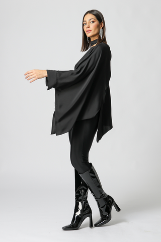 Blusa Assimétrica Multifuncional - PRETO