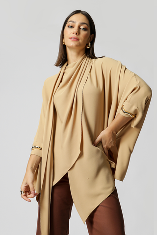 Blusa asimétrica multifuncional - CASTOR 1