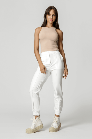 Blusa básica de canalé - ARENA