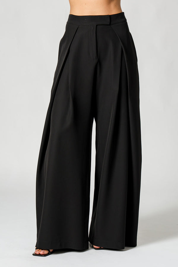 Calça Pantalona Balloon Em Alfaiataria