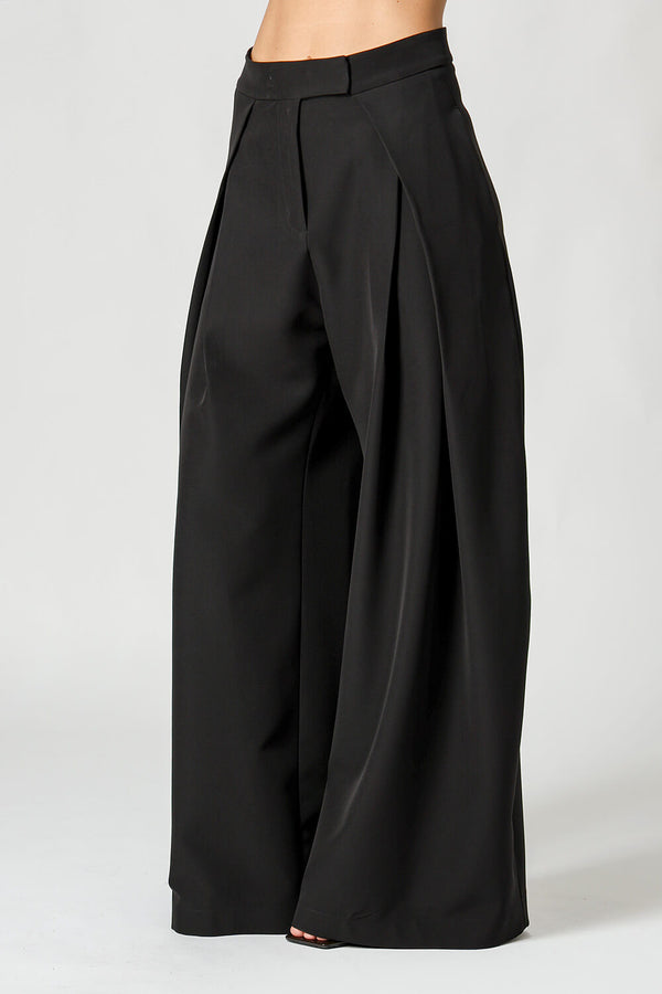 Calça Pantalona Balloon Em Alfaiataria