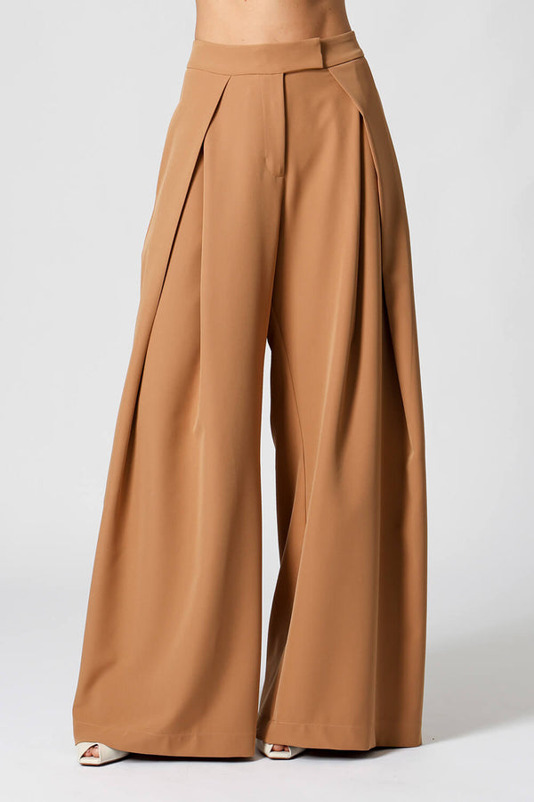 Calça Pantalona Balloon Em Alfaiataria