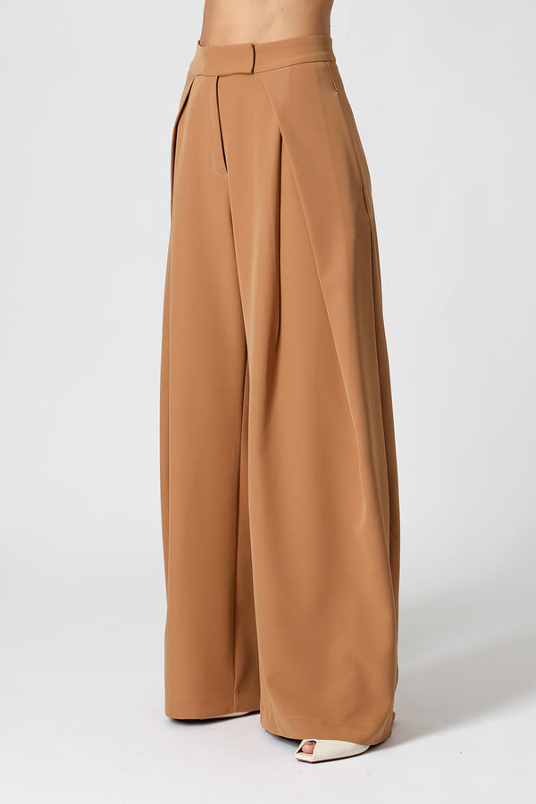 Calça Pantalona Balloon Em Alfaiataria