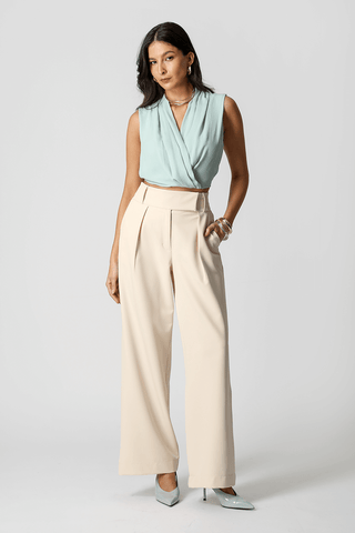 Calça Pantalona Cós Minimalista - CRU