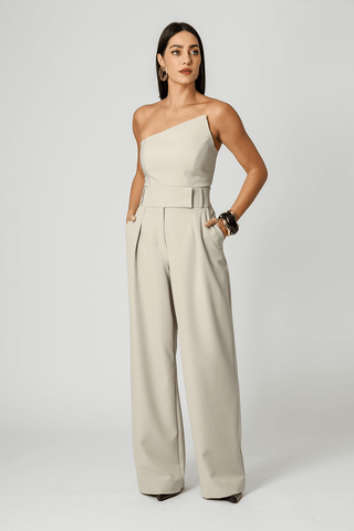 Calça Pantalona Cós Minimalista - GELO