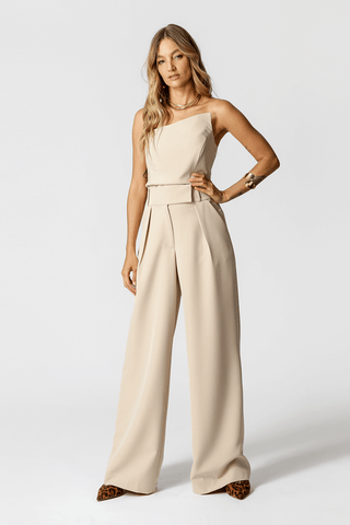 Pantalones minimalistas de pierna ancha - ARENA 1