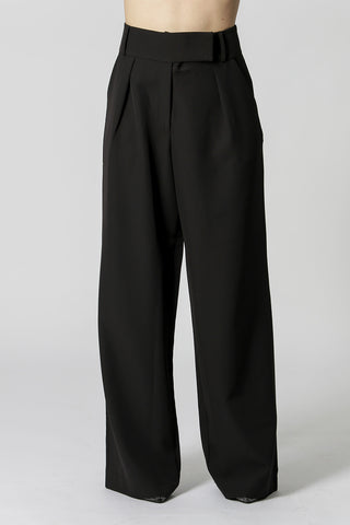 Calça Pantalona Cós Minimalista - PRETO