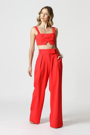 Top Com Detalhe De Fenda