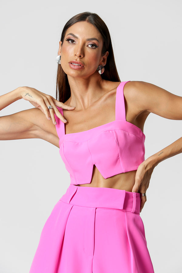 Top Com Detalhe De Fenda