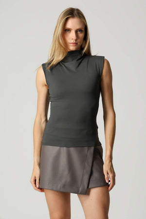 Blusa Gola Média Com Ombreira TRIMIX