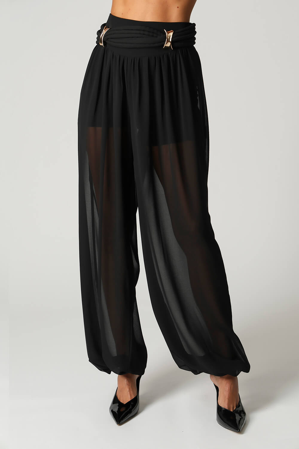 Calça Aladim Com Cinto Torcido