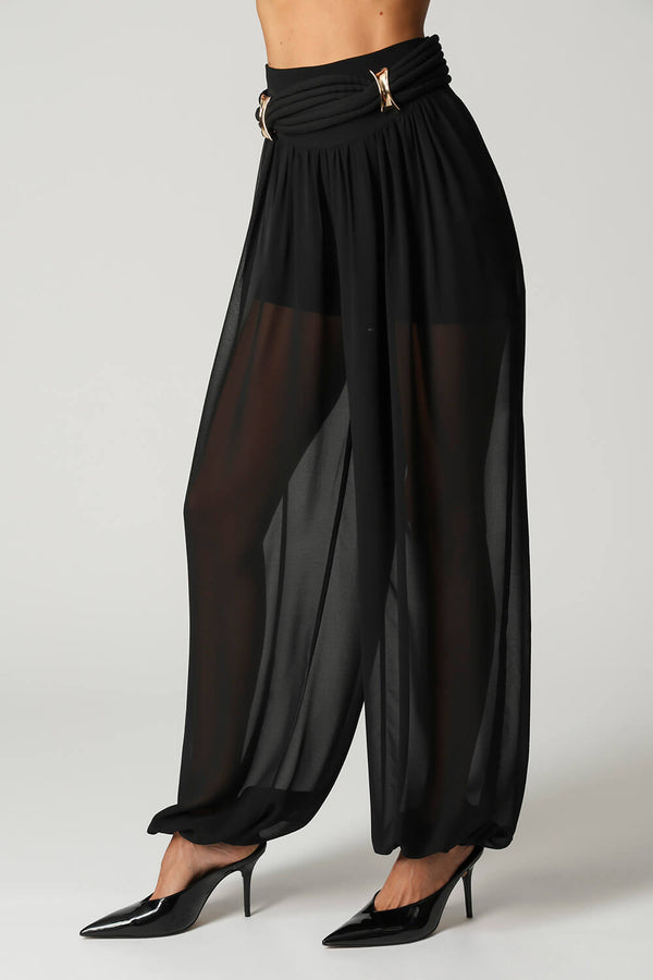 Calça Aladim Com Cinto Torcido TRIMIX