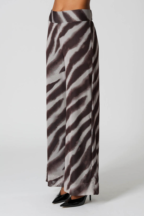 Calça Pantalona Estampada TRIMIX