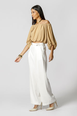Blusa globo hombro con hombro - CASTOR 1