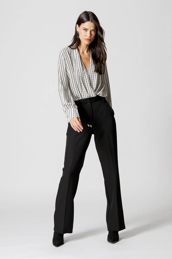 Blusa Cachequer Manga Longa Estampada