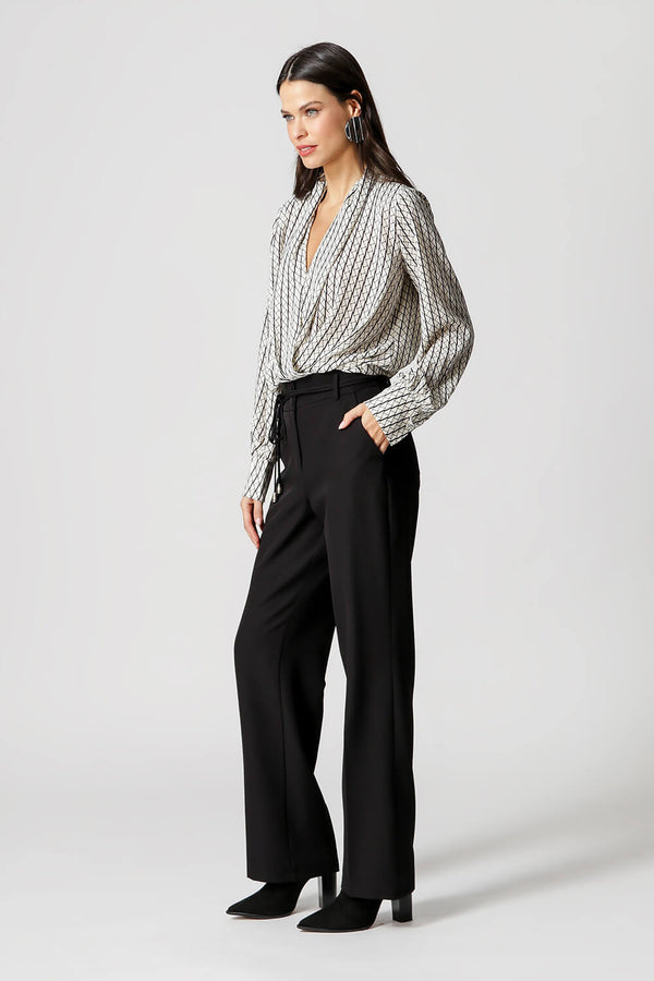 Blusa Cachequer Manga Longa Estampada