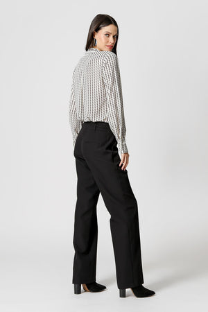Blusa Cachequer Manga Longa Estampada