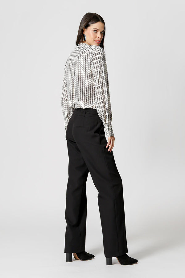 Blusa Cachequer Manga Longa Estampada