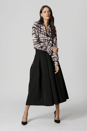 Blusa Cachequer Manga Longa Estampada