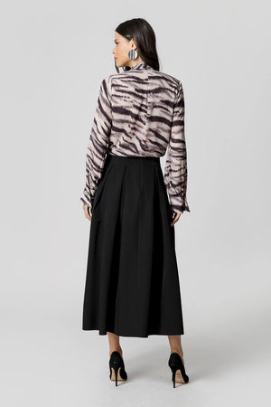 Blusa Cachequer Manga Longa Estampada