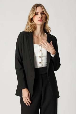 Blazer Alfaiataria Longline - PRETO