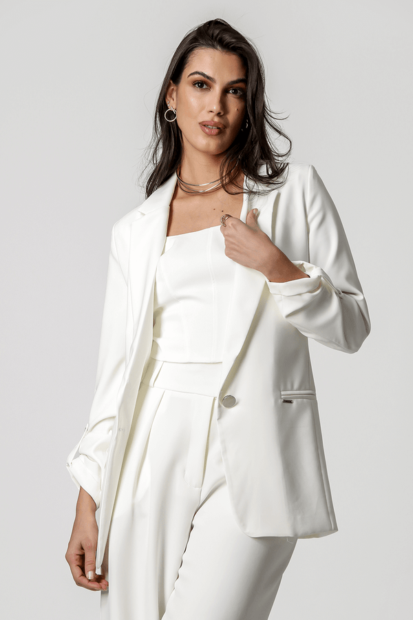 Blazer Alfaiataria Longline