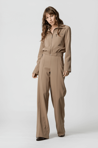 Pantalones anchos con cremallera - FENDI