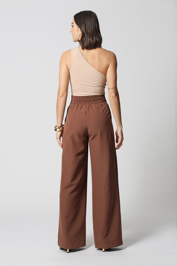 Blusa Ombro Único Botões Dourados Diferenciados
