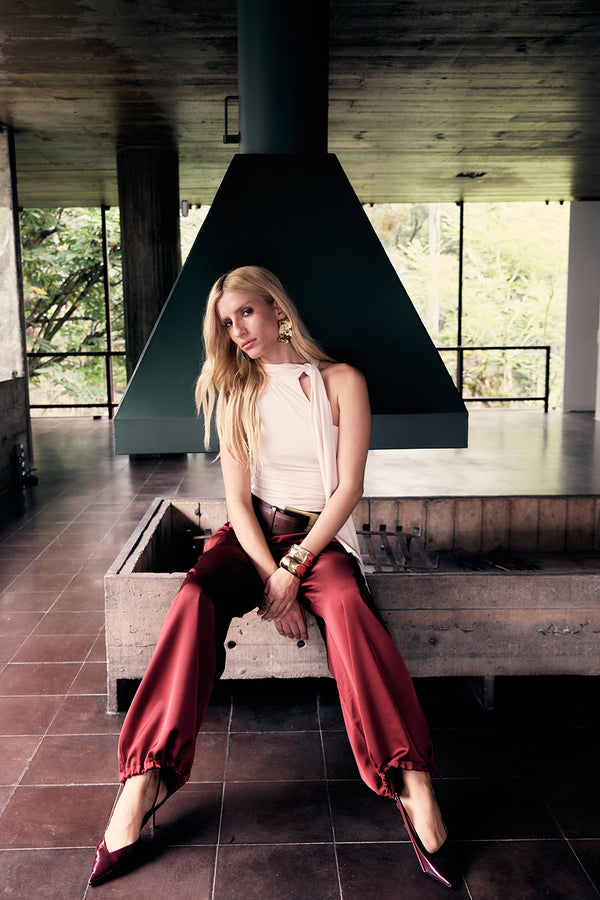 Body Ombro Único com Franzido