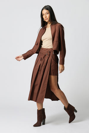 Jaqueta Bomber Com Bolsos Amplos