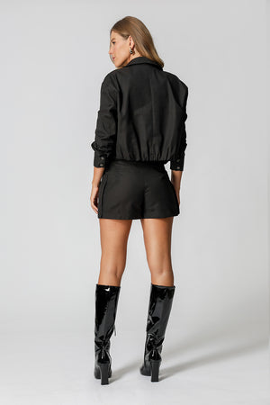 Jaqueta Bomber Com Bolsos Amplos