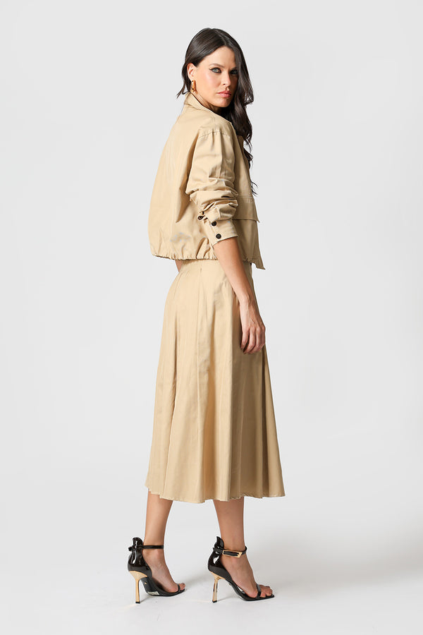 Jaqueta Bomber Com Bolsos Amplos