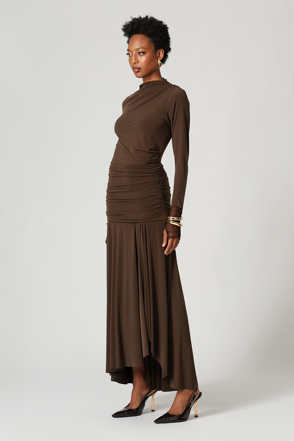 Blusa Manga Longa com Renda