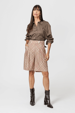 Camisa Com Amarração Assimétrica - CASTOR