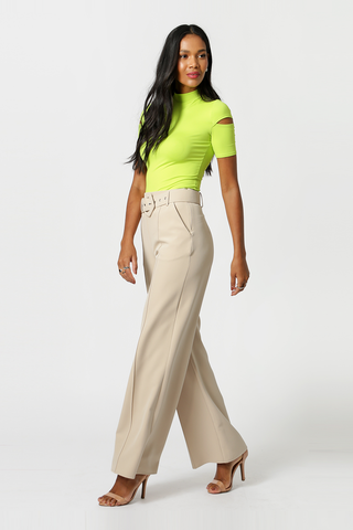 Blusa con mangas abiertas - FOLHA