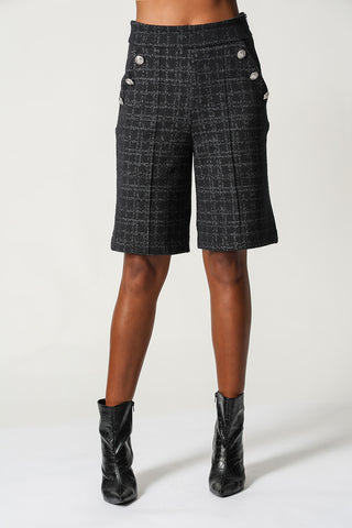 Bermuda De Tweed - PRETO 90165