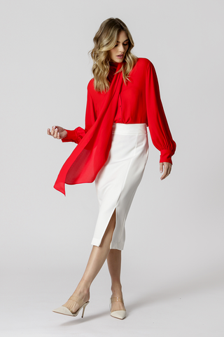 Camisa Com Lenço - VERMELHO 3