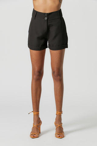 Shorts de sastre de Barra Italiana - NEGRO 2