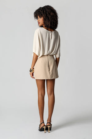 T-shirt Com Estampa e Pedrarias