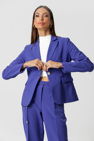 Blazer Básico - AZUL KLEIN