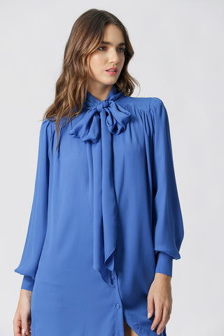 Camisa con bufanda - ROYAL
