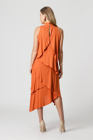 Blusa Assimétrica Sem Manga