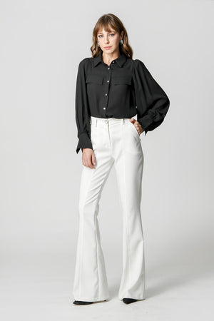 Camisa Com Manga Longa Bufante